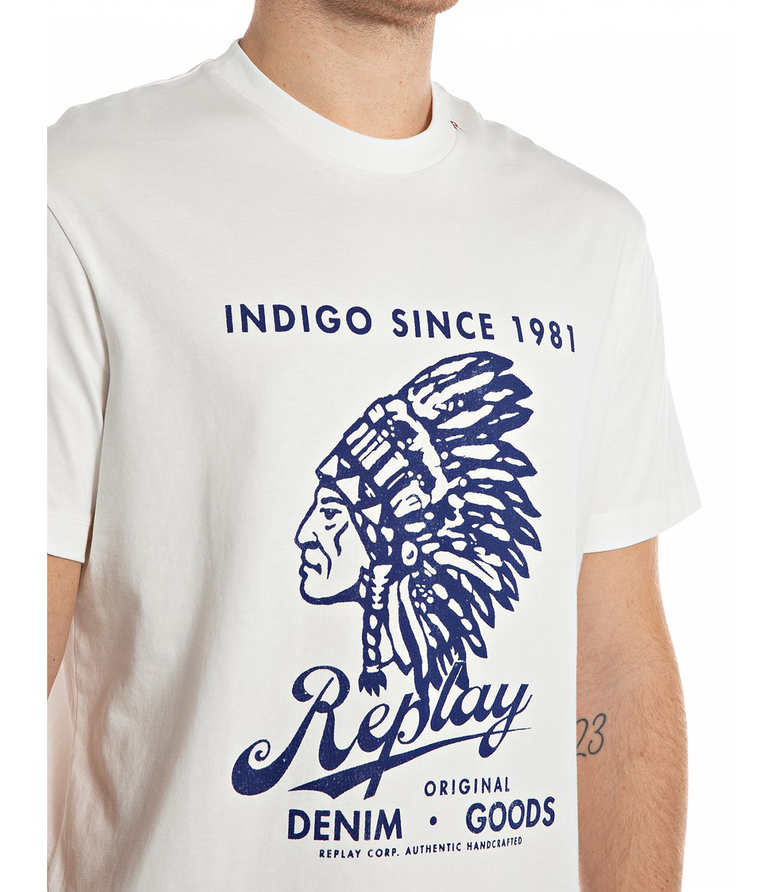 リラックスフィット ヘビーコットンジャージーNative Tシャツ 詳細画像 ホワイト 3